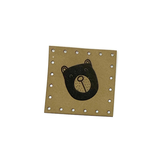 Label 40 x 40 mm "Bear"