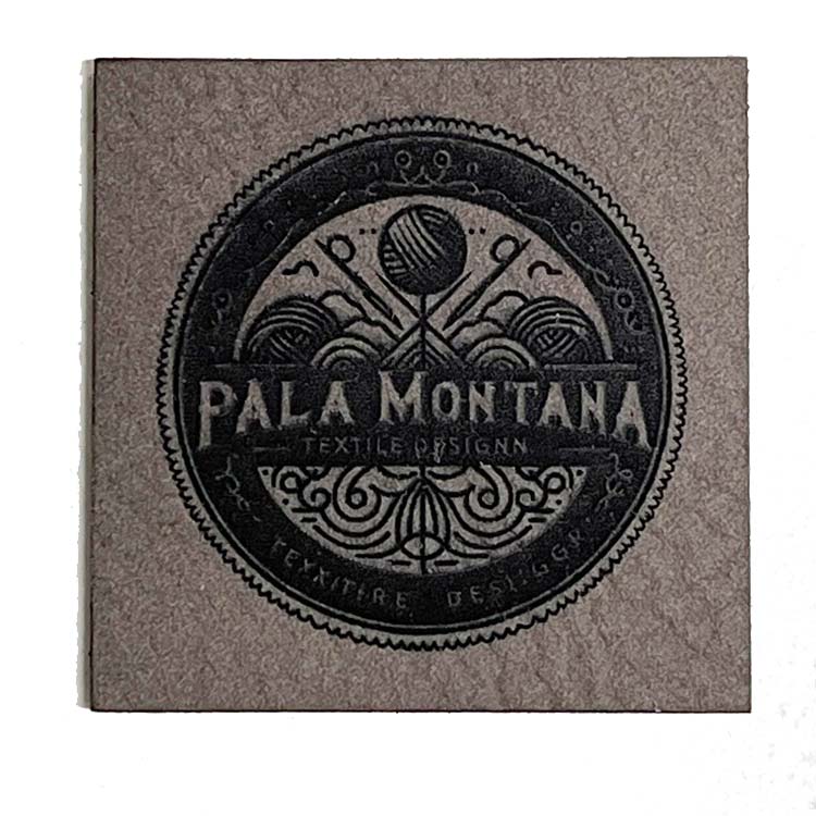 Label quadratisch 40 x 40 mm mit Logo