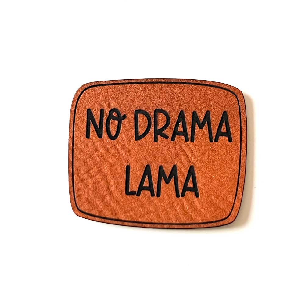 Label 35 x 30mm No Drama Lama