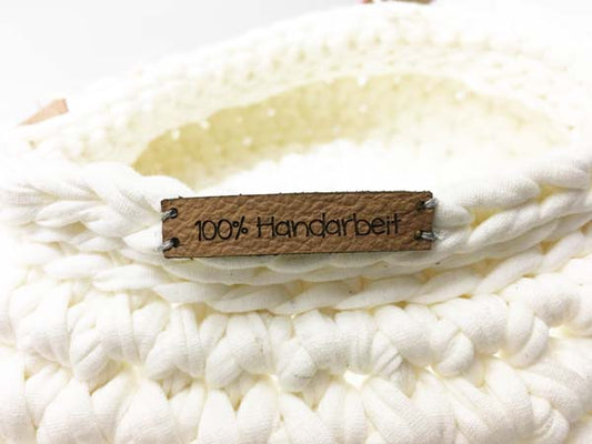 Label rectangular 45 x 10 100% handmade