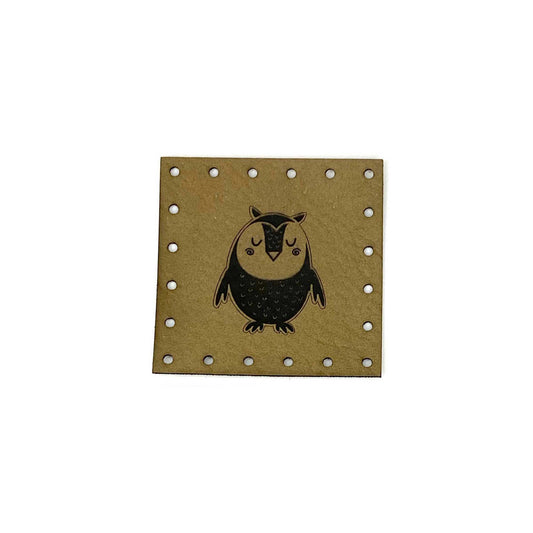 Label 40 x 40 mm "Owl"