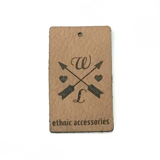 Hangtag 25 x 43 mm with logo
