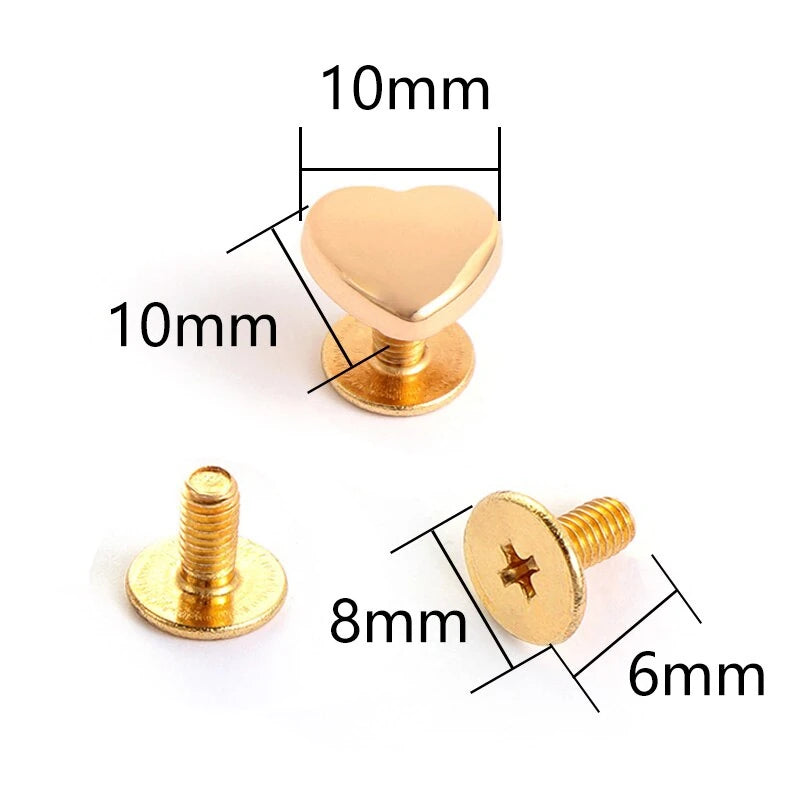 Aufpreis für Herz-Nieten 10x6 mm