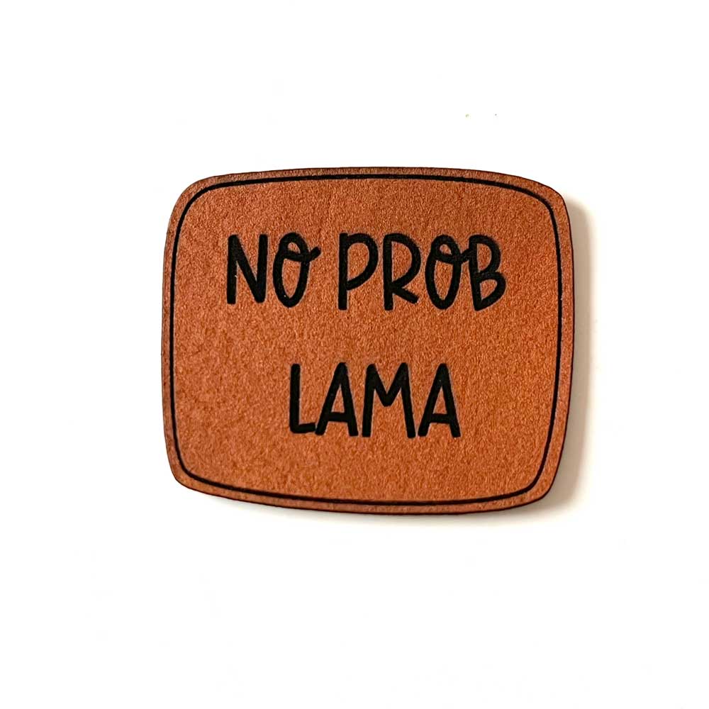Label 35 x 30mm No Prob Lama