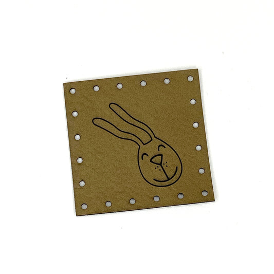 Label  40 x 40 mm "Hase"