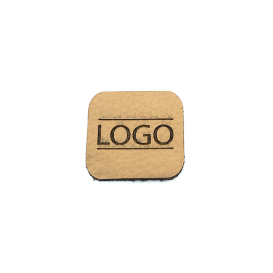 Label quadratisch 25 x 25 mm mit Logo