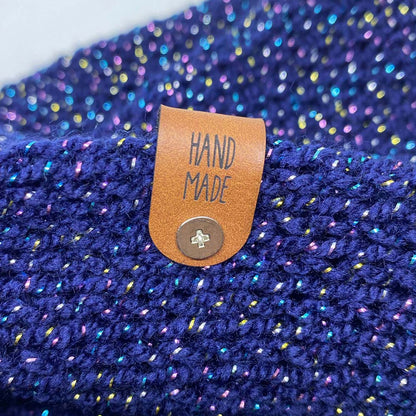 Labels 15 x 50 mm abgerundet, mit Niete, Herz