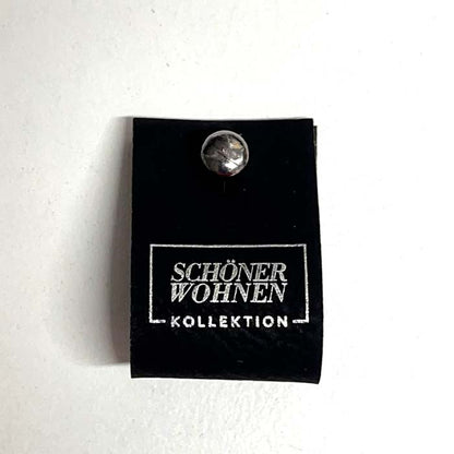 Labels 22 x 70 mm mit Niete, Logo/Wunschtext