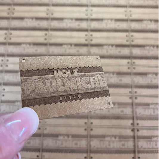 Label rechteckig 60 x 40 mm mit Logo