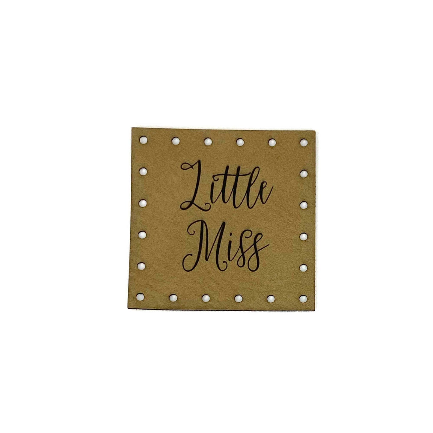 Label  40 x 40 mm "Little Miss"