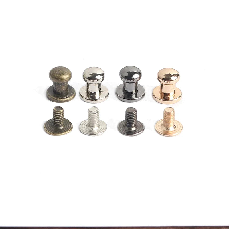 Labels rounded 15 x 50 mm with rivet, logo/desired text