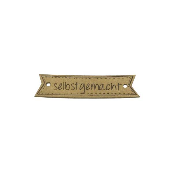 Label Flagge "selbstgemacht"