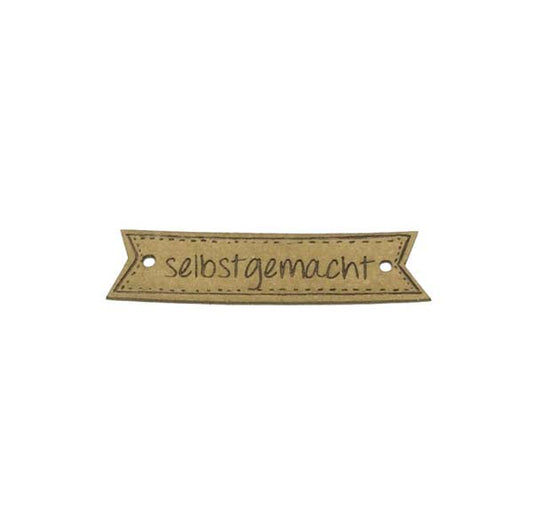 Label Flagge "selbstgemacht"