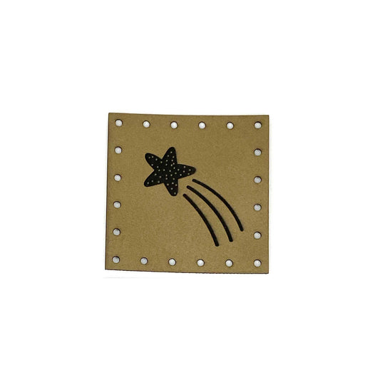Label 40 x 40 mm "Shooting Star"