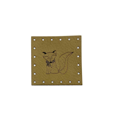 Label  40 x 40 mm "Fuchs"