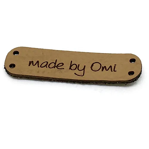 Label standard "made by Omi"