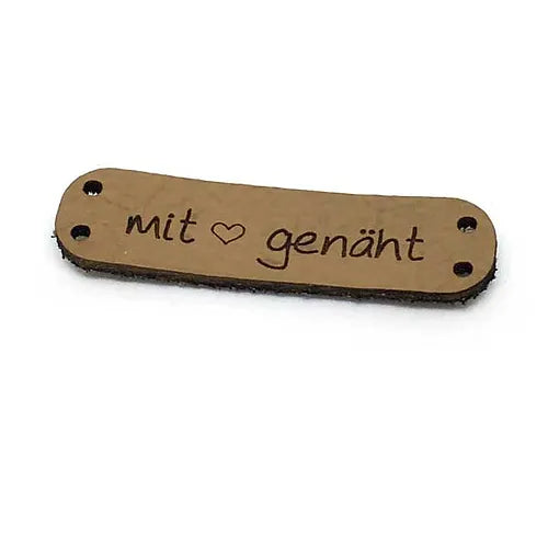 Label standard "mit Liebe genäht"