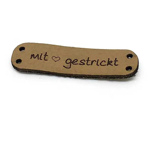 Label standard "mit Liebe gestrickt"